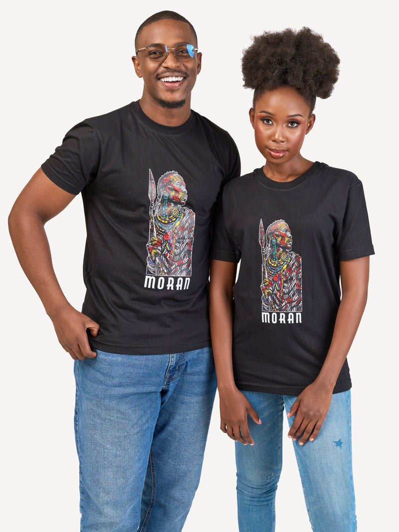 Kali Graphic Ts: Black with Moran