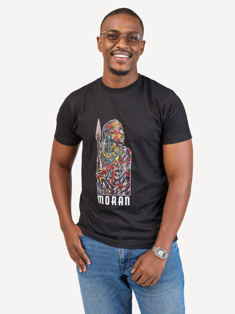 Kali Graphic Ts: Black with Moran