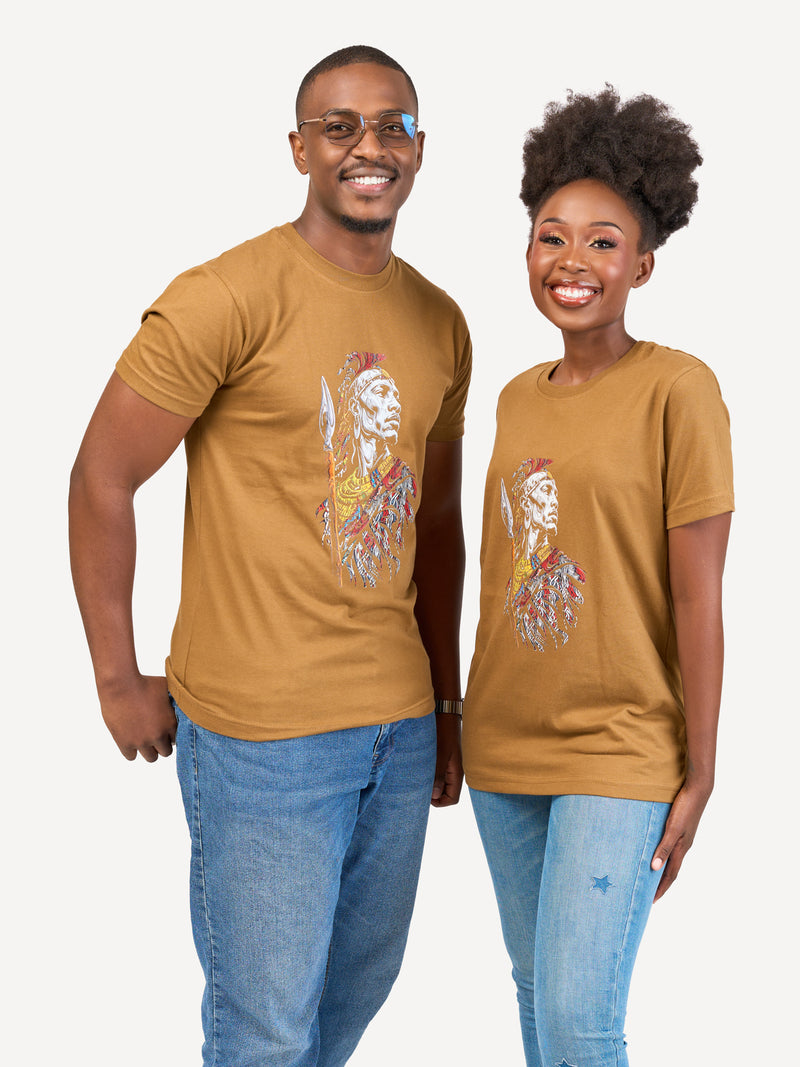 Kali Graphic Ts: Vintage Umber with Moran