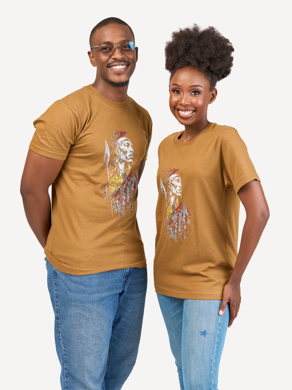 Kali Graphic Ts: Vintage Umber with Moran