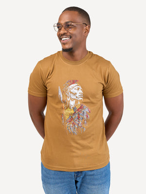 Kali Graphic Ts: Vintage Umber with Moran