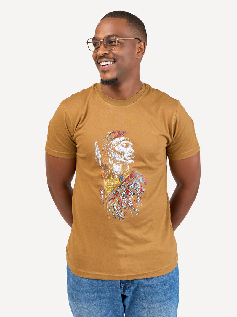 Kali Graphic Ts: Vintage Umber with Moran