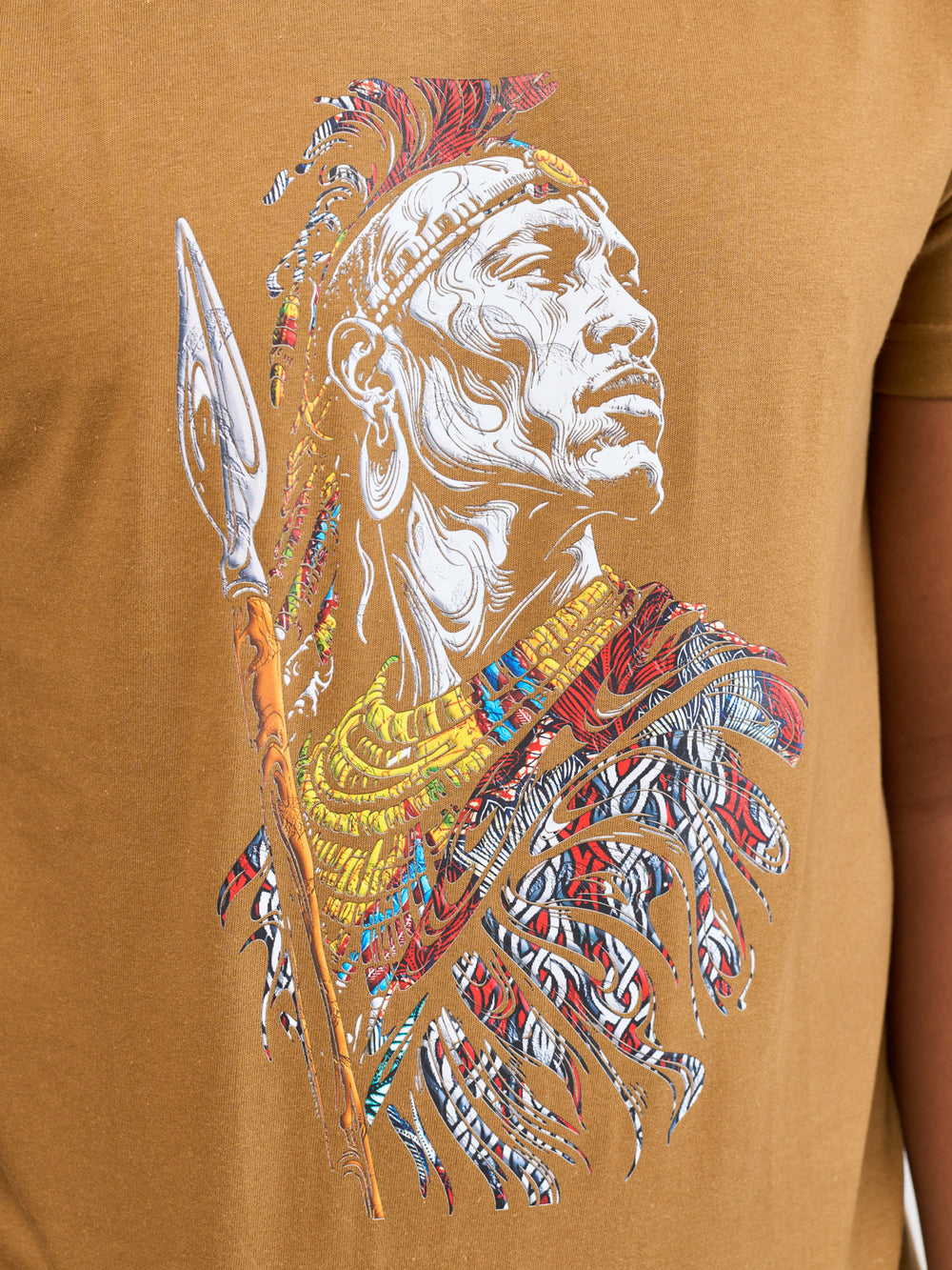Kali Graphic Ts: Vintage Umber with Moran