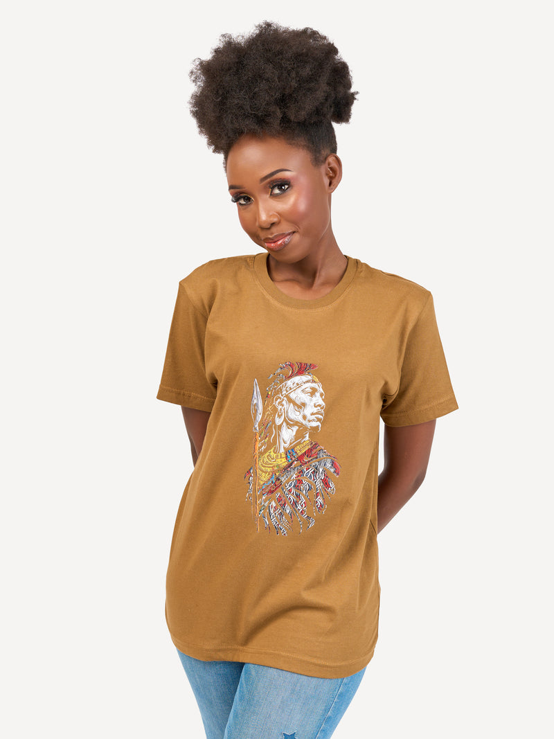 Kali Graphic Ts: Vintage Umber with Moran