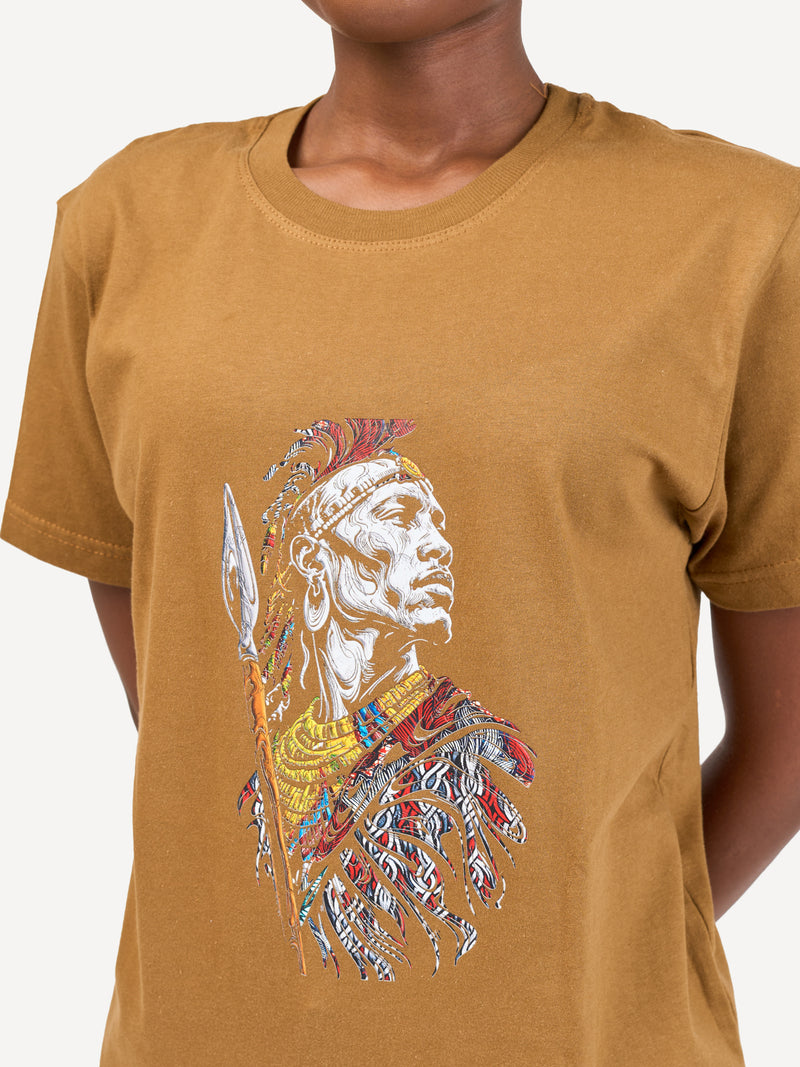 Kali Graphic Ts: Vintage Umber with Moran