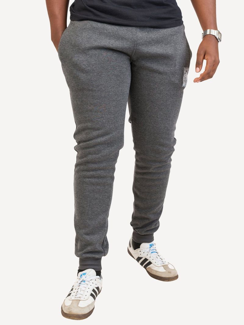 Kali Sweats: Pants - Dark Grey with Kenya Stamp