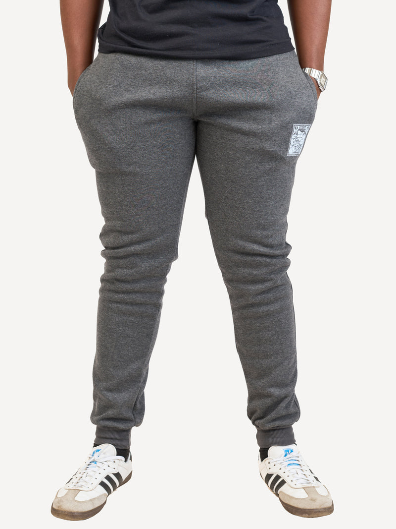 Kali Sweats: Pants - Dark Grey with Kenya Stamp