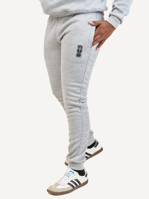Kali Sweats: Pants - Ash Grey with Vertical Big Five