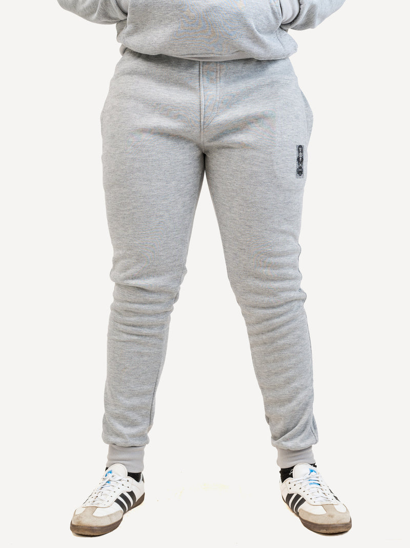 Kali Sweats: Pants - Ash Grey with Vertical Big Five