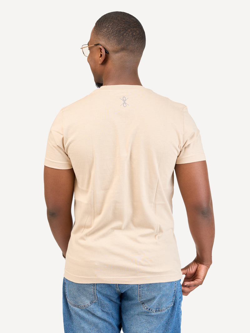 Kali Graphic Ts: Beige with Hakuna Matata Simba