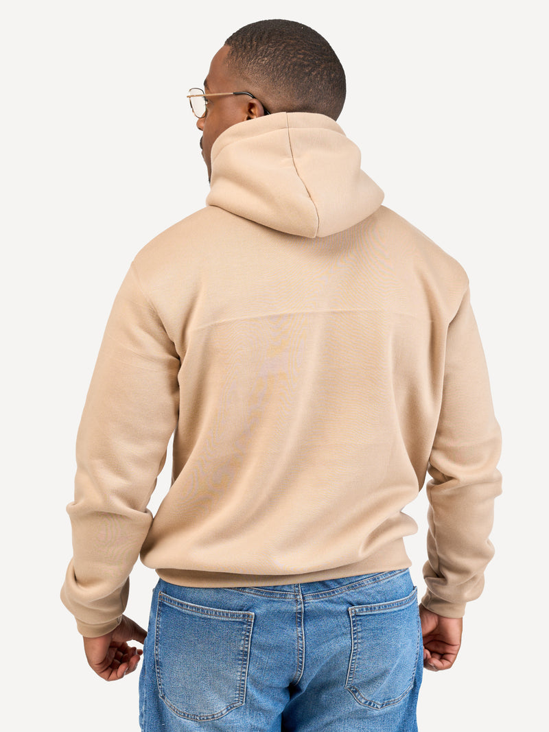 Kali Block Hoodies: White & Beige with NBO Skyline