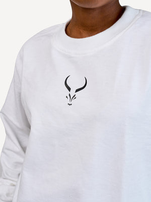 Kali Lightweight Sweats - Tops: White with Maswara