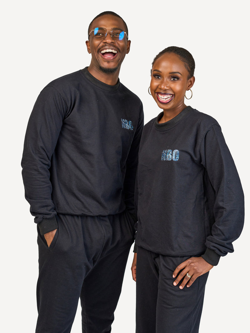 Kali Lightweight Sweats - Tops: Black with NAI RO BI