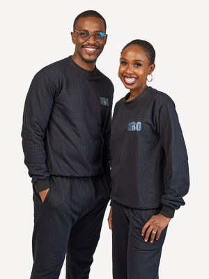 Kali Lightweight Sweats - Tops: Black with NAI RO BI