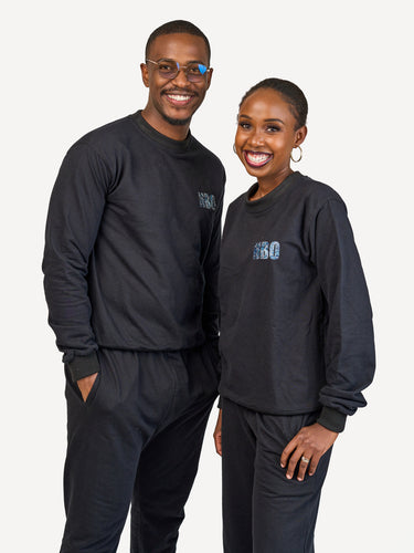 Kali Lightweight Sweats - Tops: Black with NAI RO BI