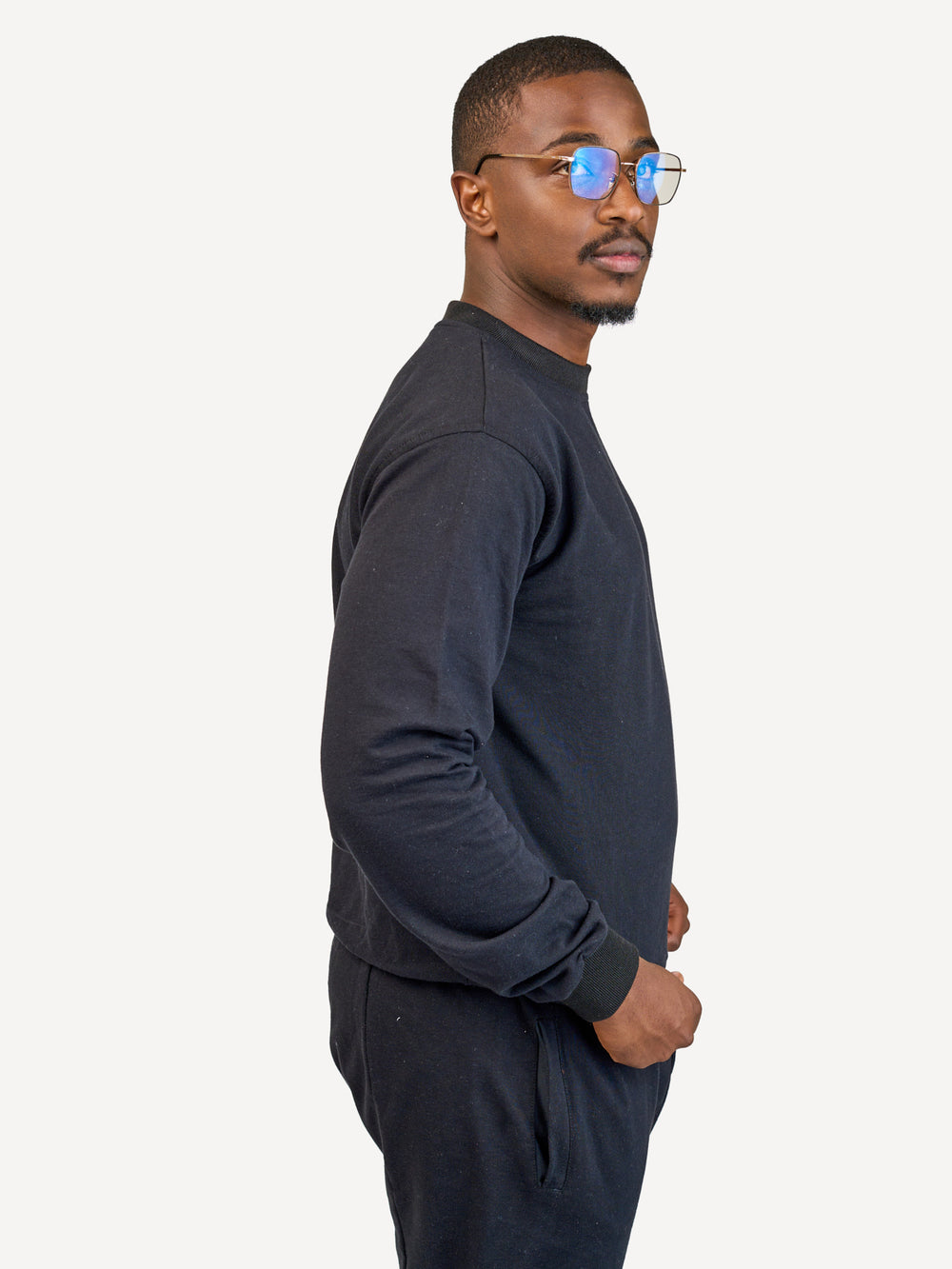 Kali Lightweight Sweats - Tops: Black with NAI RO BI