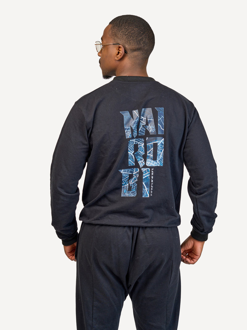 Kali Lightweight Sweats - Tops: Black with NAI RO BI