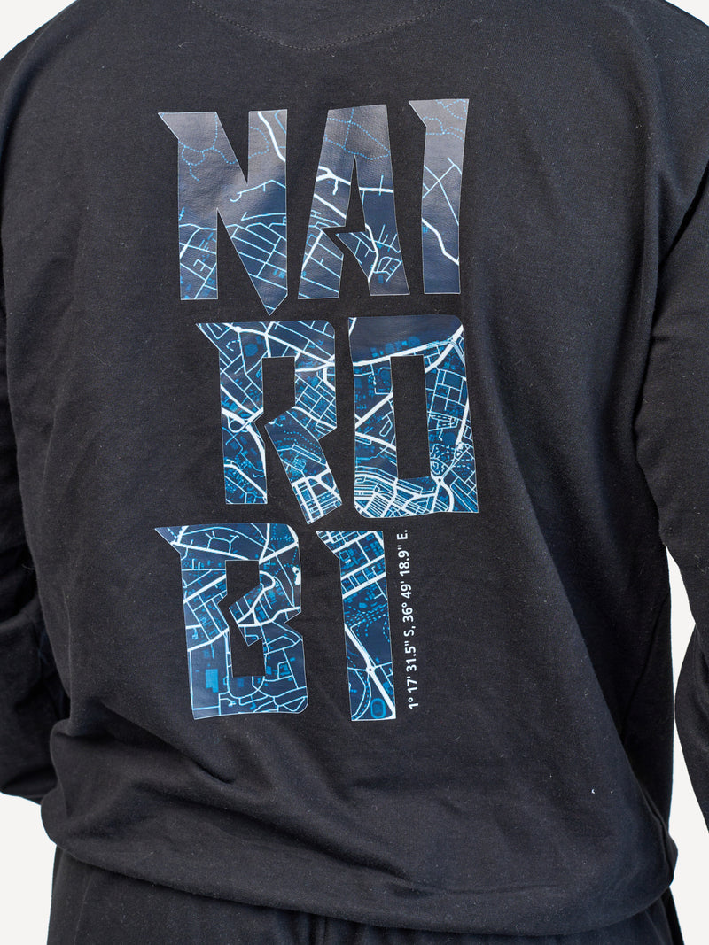 Kali Lightweight Sweats - Tops: Black with NAI RO BI