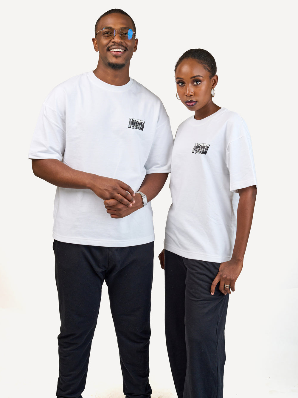 Kali Oversize Ts: White with Street View