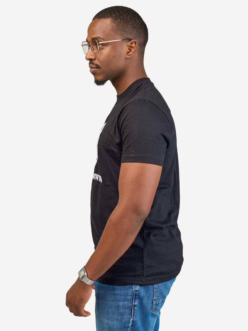 Kali Embroidery Ts: Black with Hakuna Matata Simba