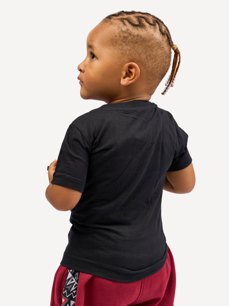 Kali Kids Ts: Black with Tembo 2