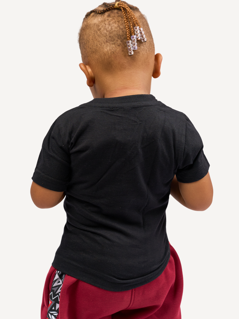 Kali Kids Ts: Black with Tembo 2