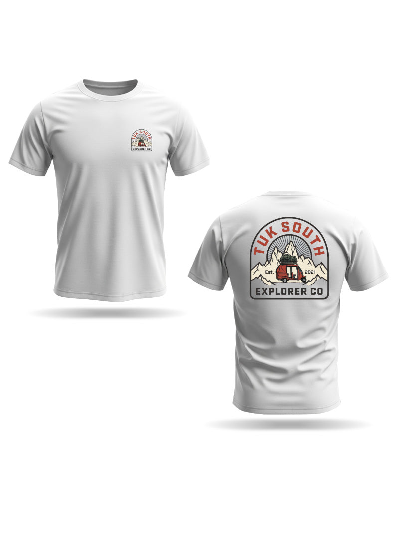 Kali Graphic Ts: White with The Explorer Edition