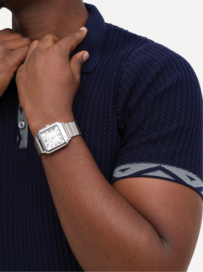 Kali KnitWear Polos: Navy Blue & Grey