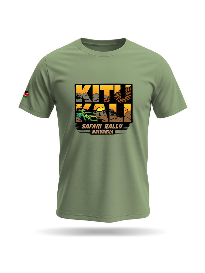 Kali Graphic Ts: Olive Green with KK Rally