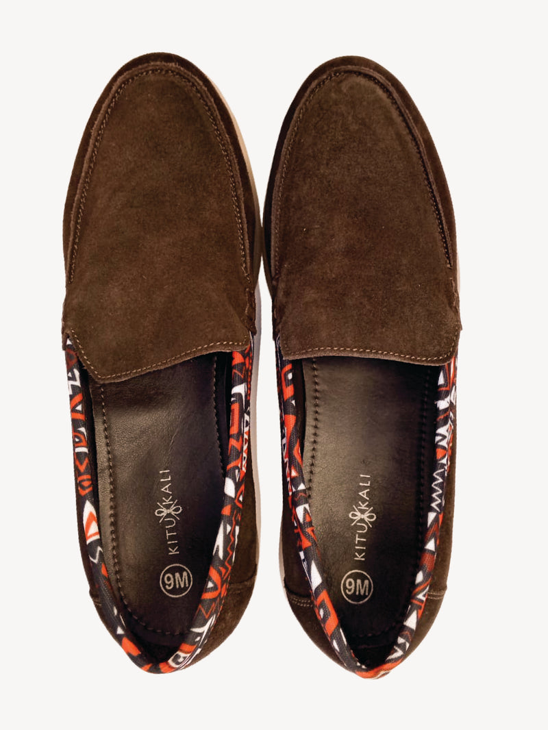 Loafers: Dark Brown with Brown KK
