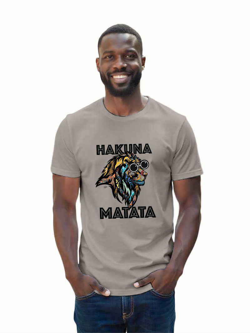 Kali Graphic Ts: Clay with Hakuna Matata Simba
