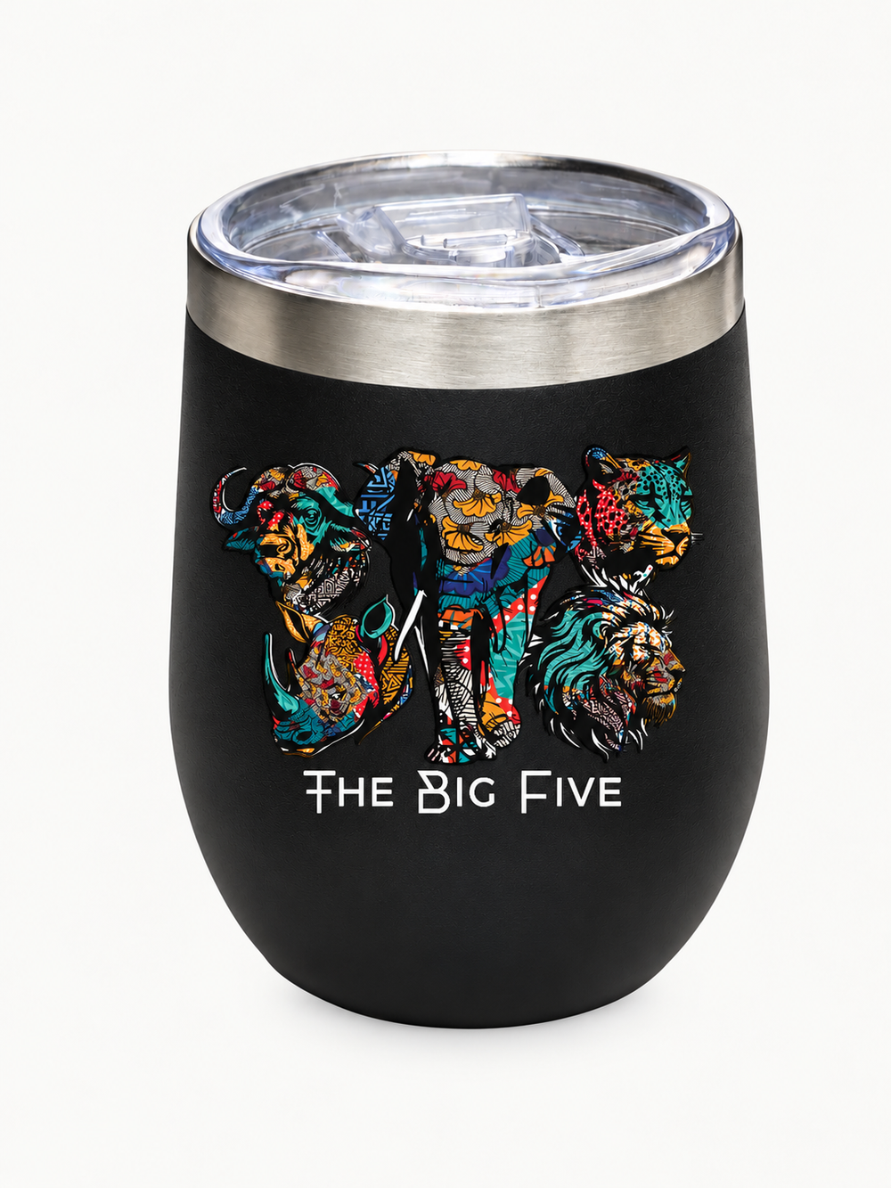 Kali Tumblers: Black with Big Five