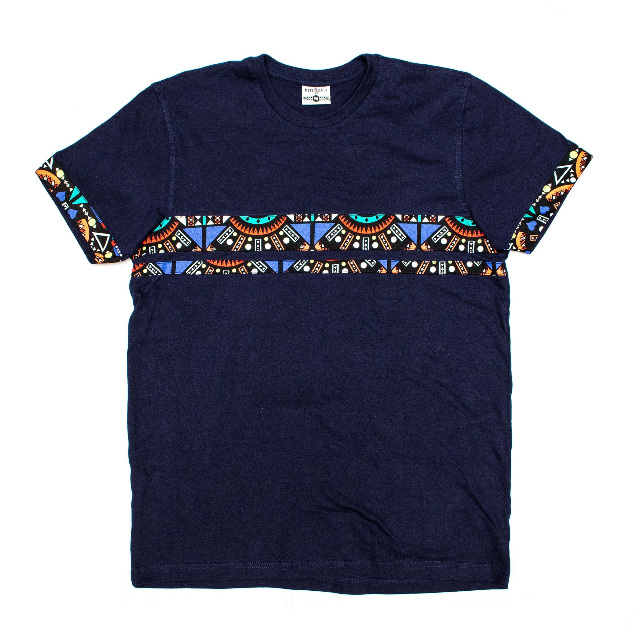 Kali Premium Ts: Navy with Blue Tribal