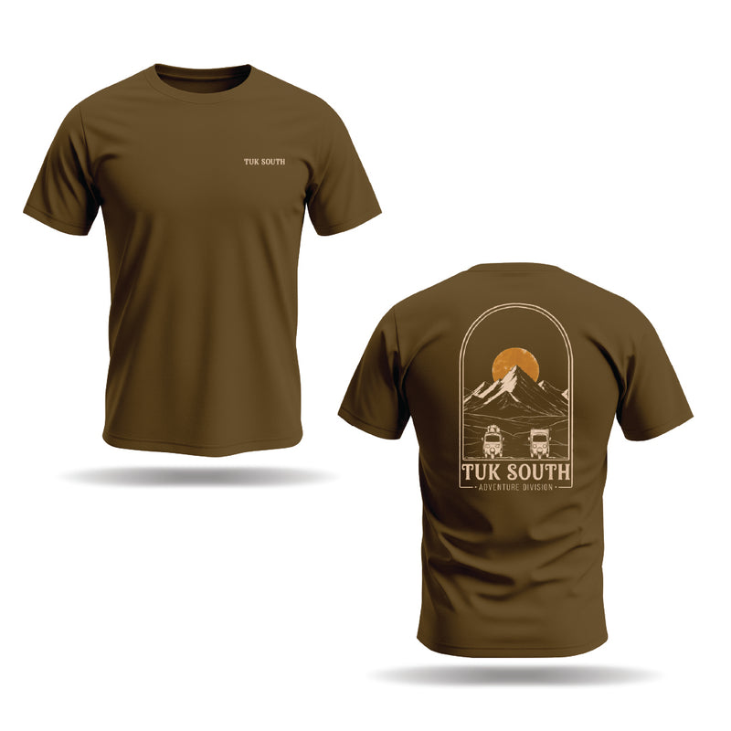 Kali Graphic Ts: Vintage Umber with Get Cruisin