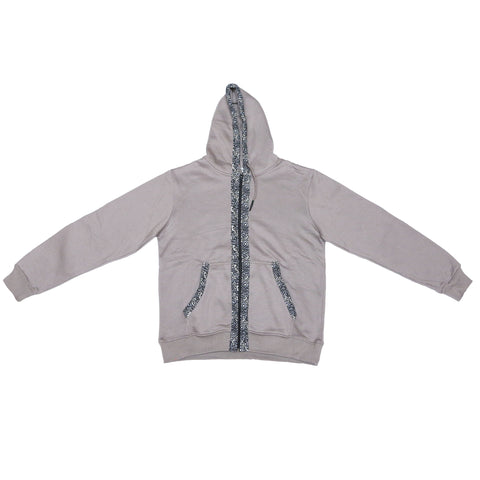 Kali Zipper Hoodies: French Grey with Grey KK