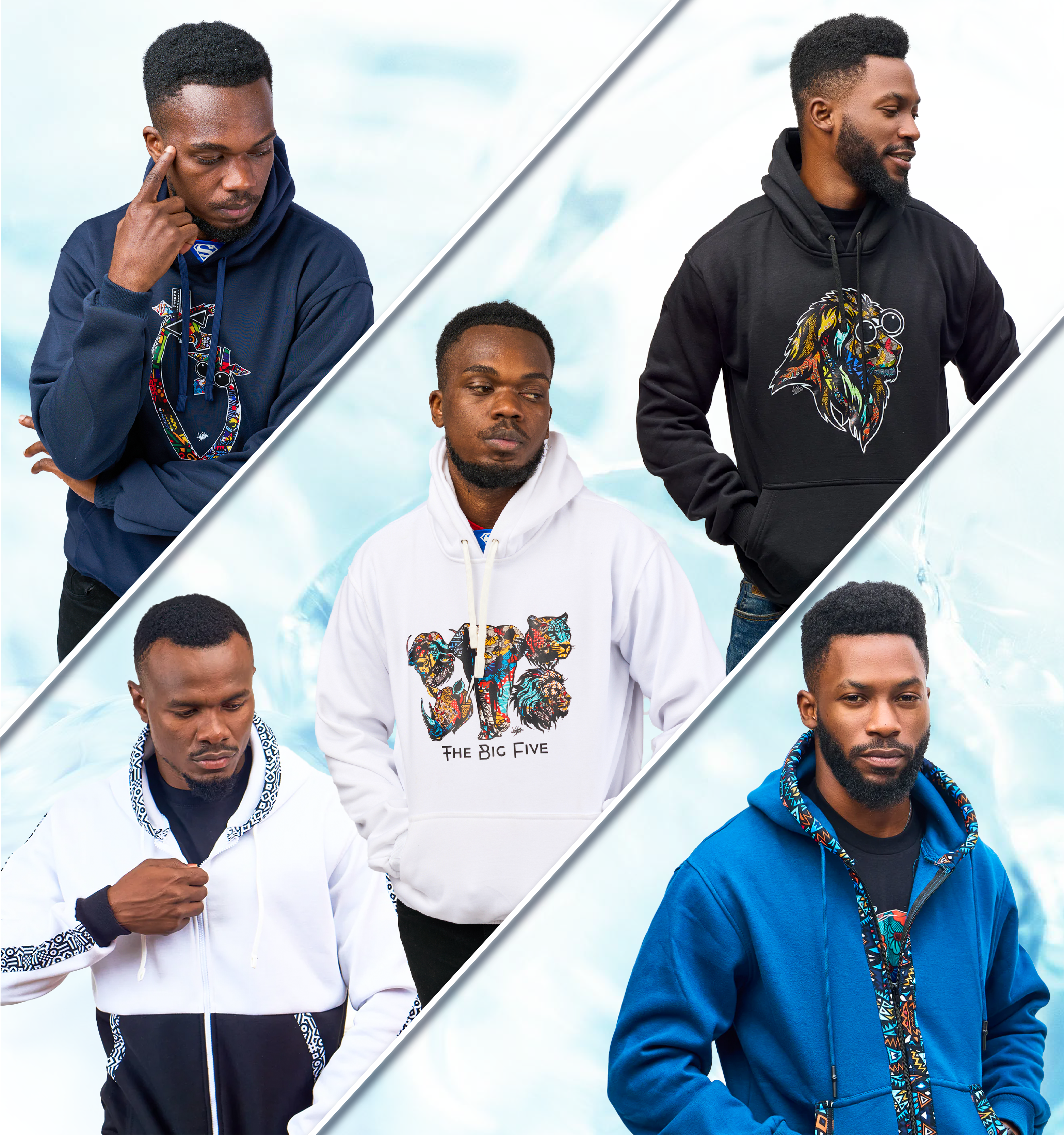Mens Hoodies Sweatpants Kitu Kali Africa