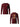 Kali Long-Sleeve Graphic Ts: Burgundy with Mt. Lengai