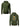 Kali Graphic Hoodies: Jungle Green with Mt. Lengai