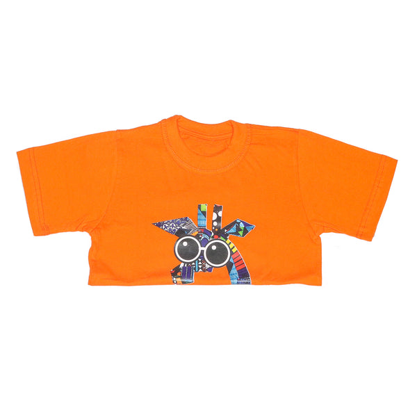 Kali Kids Ts: Orange with Twiga
