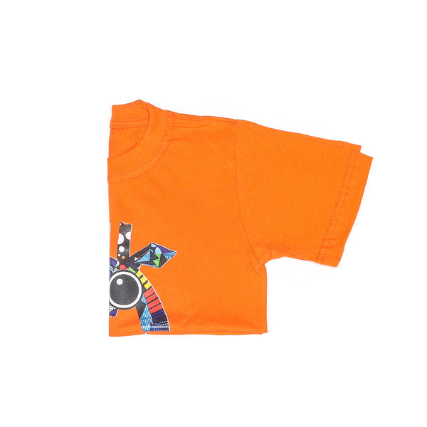 Kali Kids Ts: Orange with Twiga