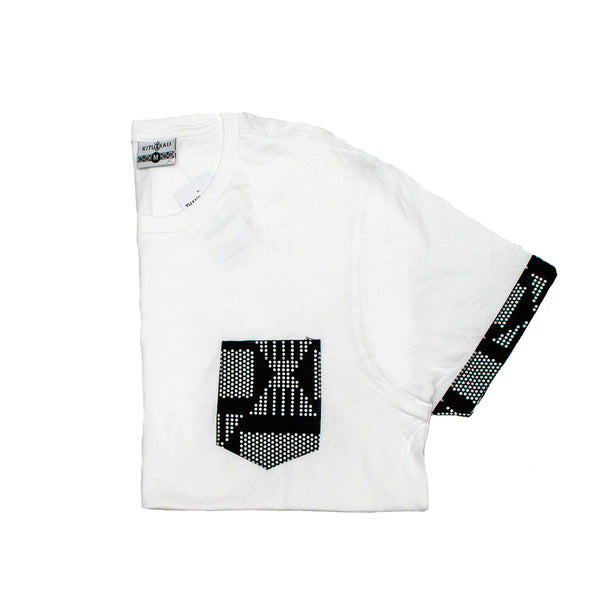Kali Premium Ts: White with Nukta