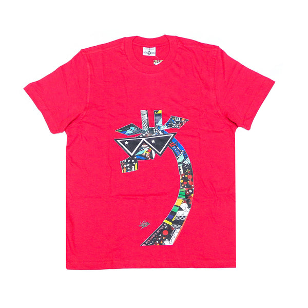 Kali Graphic Ts: Red with Twiga