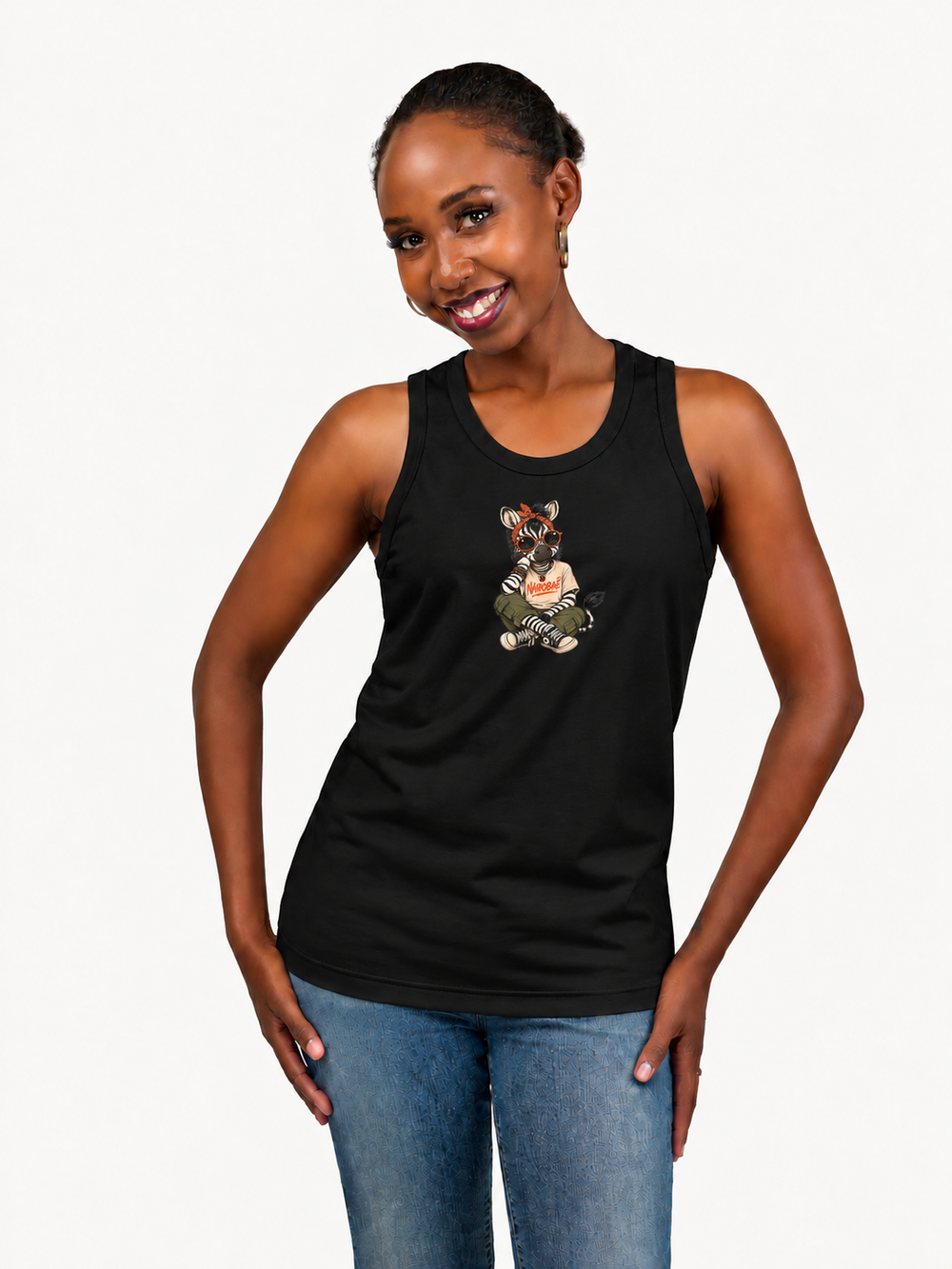 Kali Clearance B/F26 Tanks: Black with Cool Milia