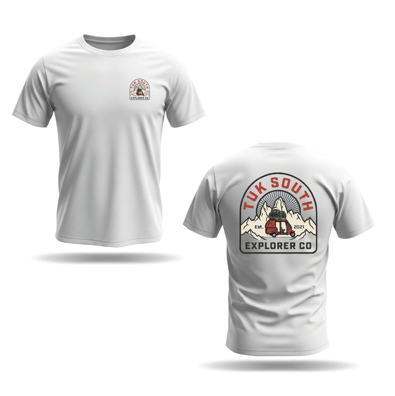 Kali Graphic Ts: White with The Explorer Edition