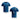 Kali Graphic Ts: Petrol Blue with The Geometry of Palms