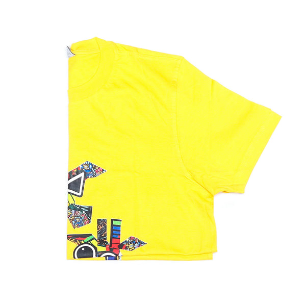Kali Graphic Ts: Yellow with Twiga