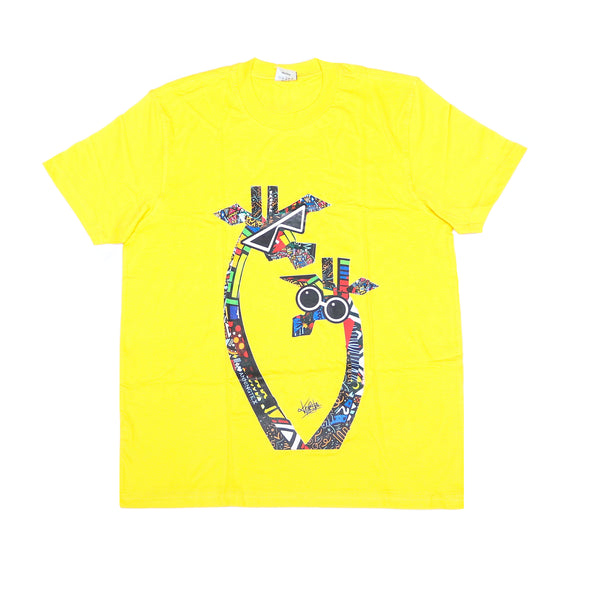 Kali Graphic Ts: Yellow with Twiga