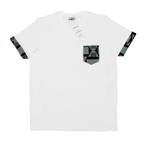 Kali Premium Ts: White with Nukta