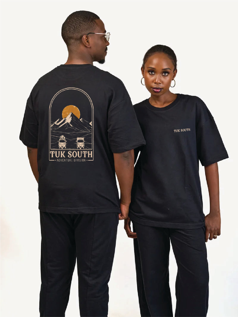 Kali Oversize Ts: Black with Get Cruisin