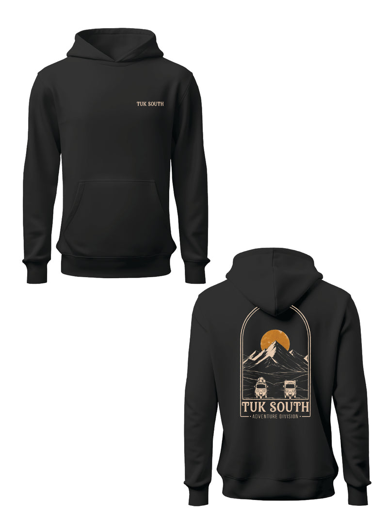 Kali Graphic Hoodies: Black with Get Cruisin